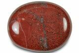 1.8" Polished Brecciated Red Jasper Pocket Stone  - Photo 2